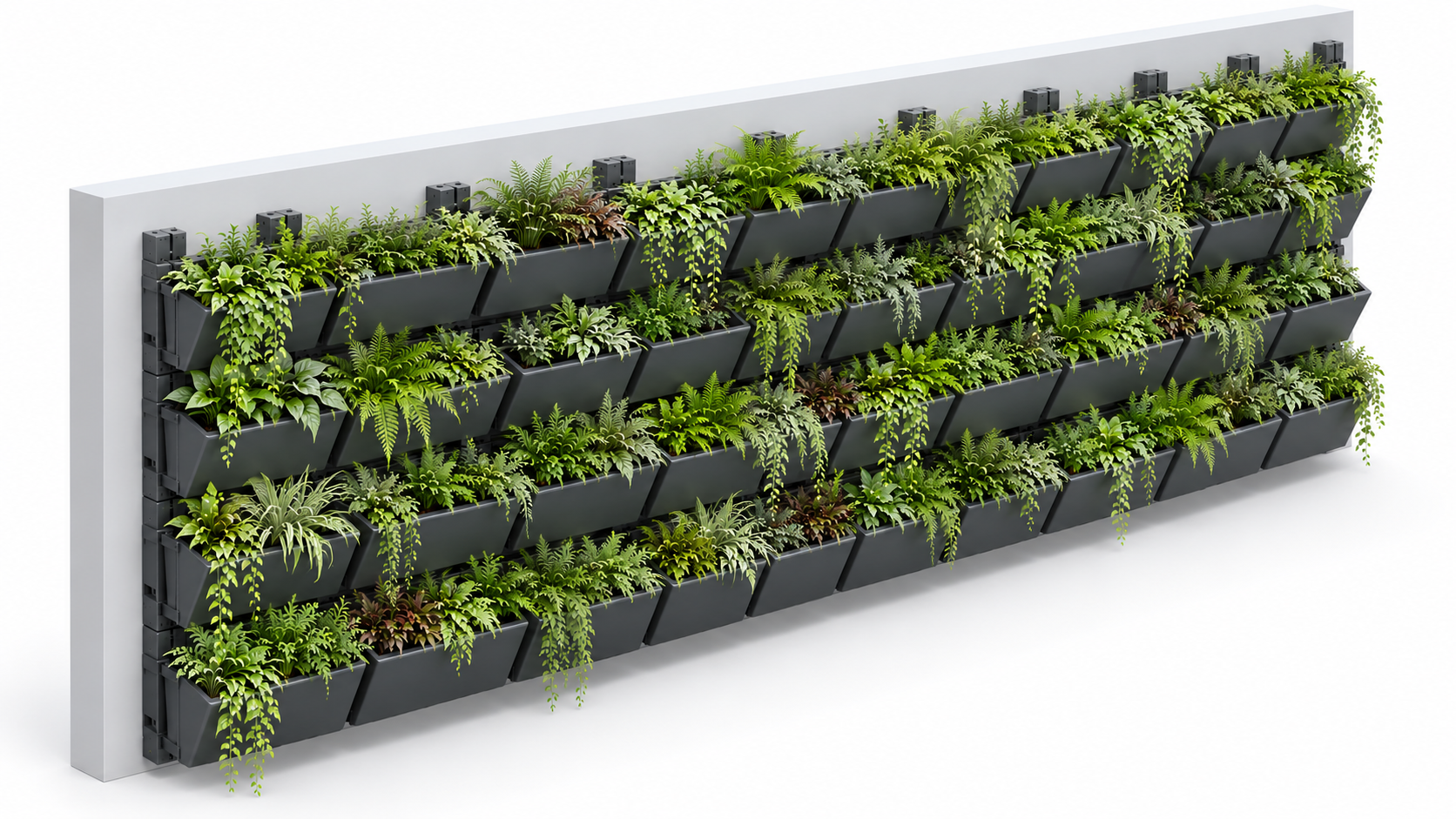 Lush Modular Vertical Garden Wall