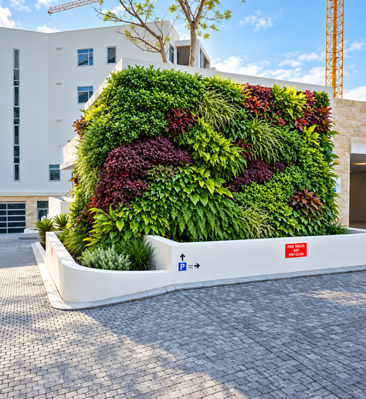 Urban Living Wall Entrance